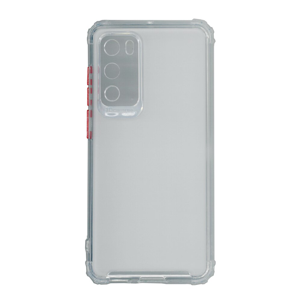 Husa din silicon matte crack, pentru Huawei P40, alb