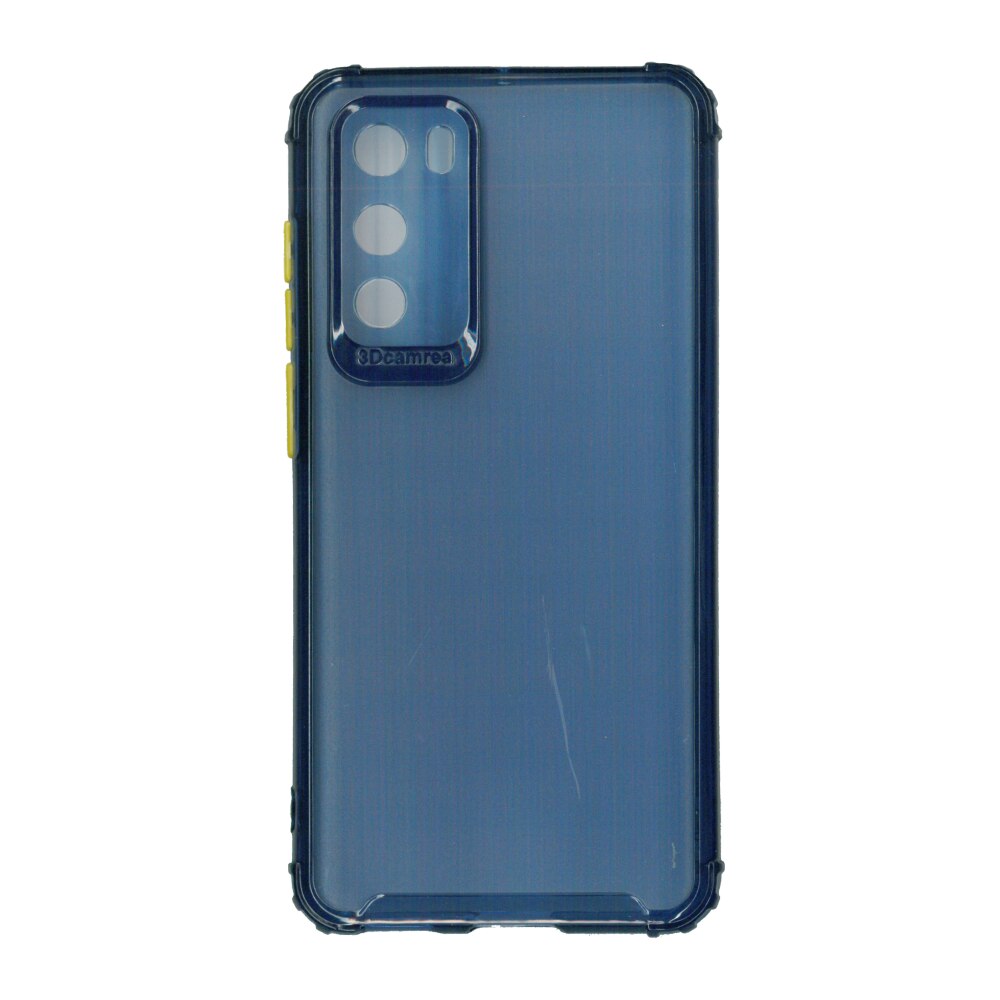 Husa din silicon matte crack, pentru Huawei P40, albastru