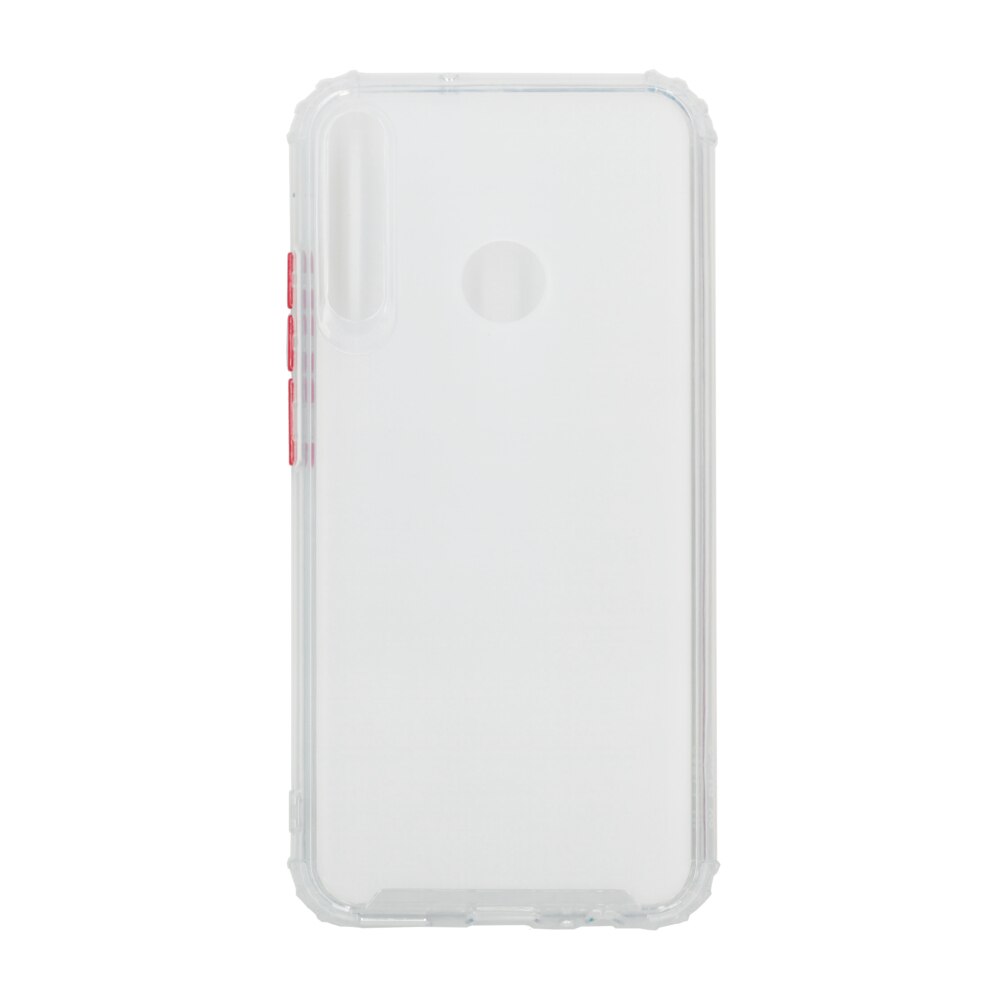 Husa din silicon matte crack, pentru Huawei P40 lite E, alb