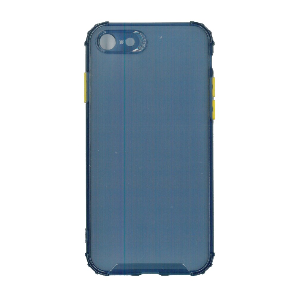 Husa din silicon matte crack, pentru Apple iPhone 7/8/SE 2020, albastru