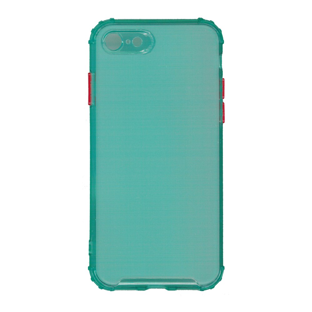 Husa din silicon matte crack, pentru Apple iPhone 7/8 Plus, verde