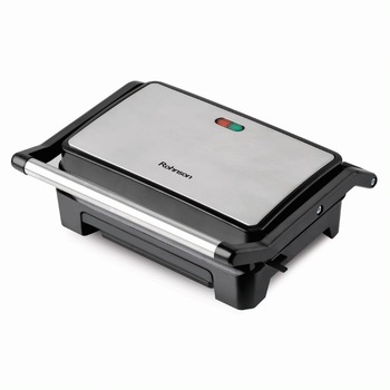 Sandwich-maker&grill, 800W, placi ceramice anti-adezive, 23x14,5cm, Rohnson R2105 Sandwich-maker&grill, 800W, placi ceramice anti-adezive, 23x14,5cm, Rohnson R2105