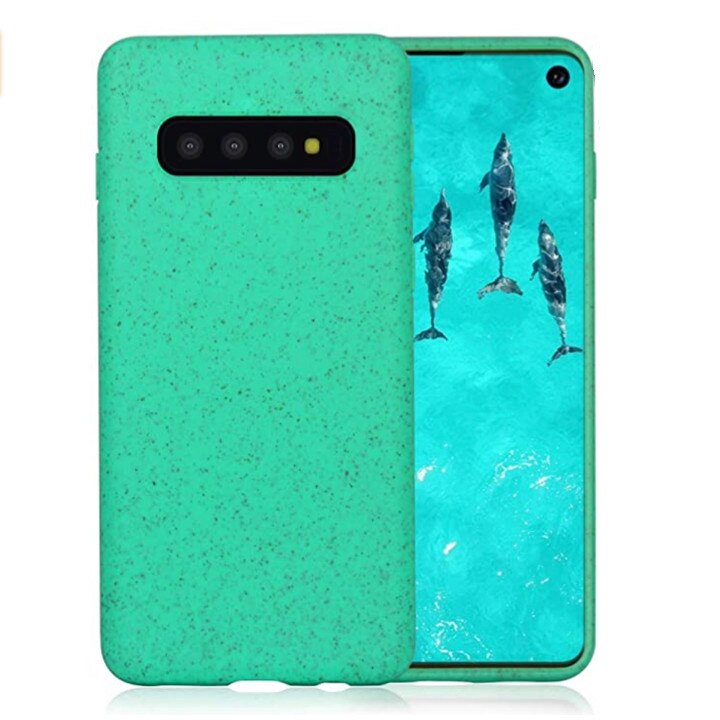 Husa Silicon Eco pentru Galaxy S10 Mint Green
