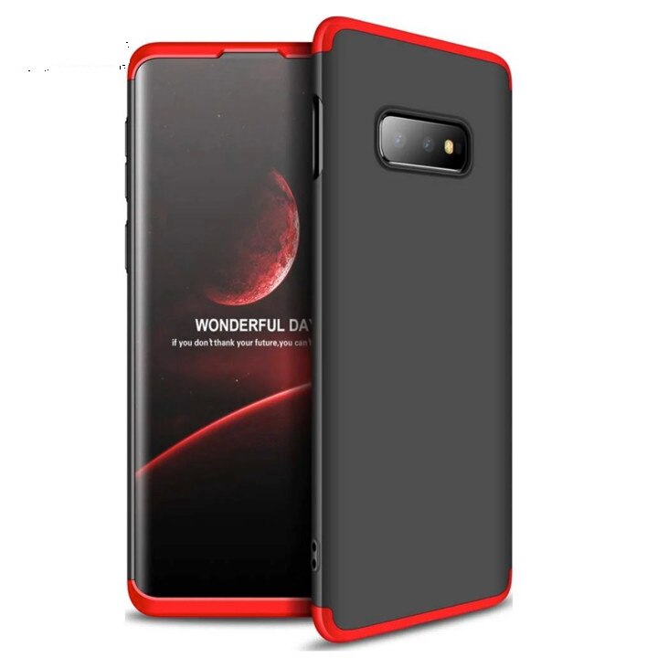 Husa Shield 360 GKK pentru Samsung Galaxy S10e Black/Red
