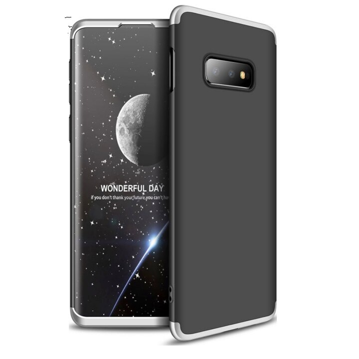 Husa Shield 360 GKK pentru Samsung Galaxy S10e Black/Silver