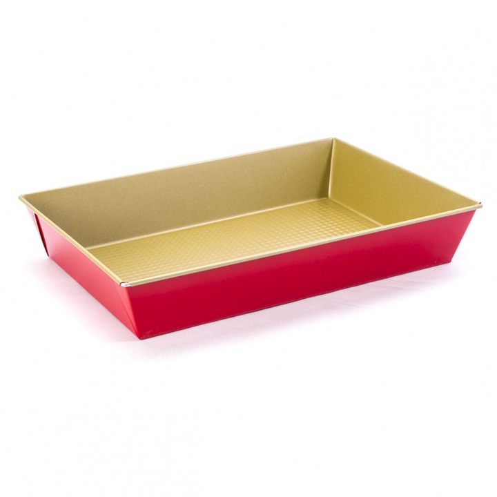 Forma copt 36x24.5x6cm, invelis antiaderent, rosu, SNB