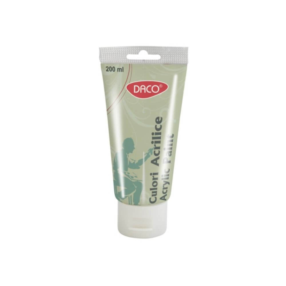 Vopsea Acril DACO Verde Metalizat, 200 ml