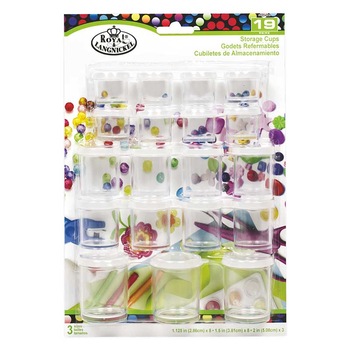 Set 19 recipiente de stocare pentru culori Royal & Langnickel Set 19 recipiente de stocare pentru culori Royal & Langnickel