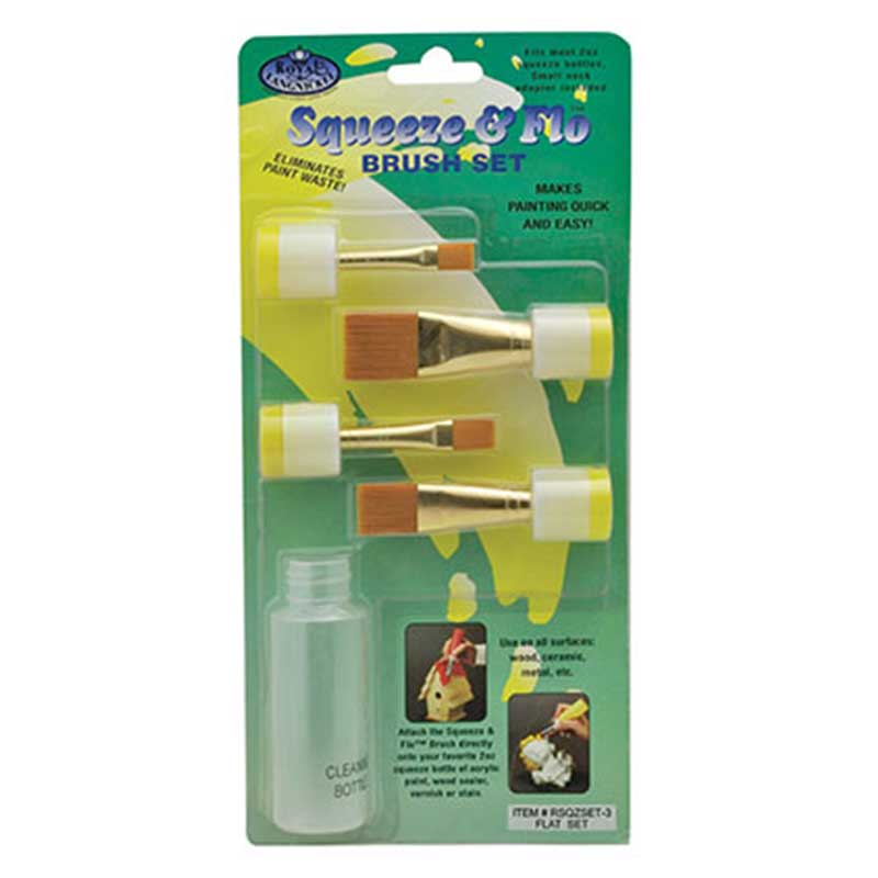 Set 4 pensule late cu rezervor Squeeze & Flo™