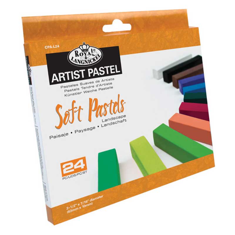 Set 24 pasteluri cretate Royal & Langnickel - Peisaj