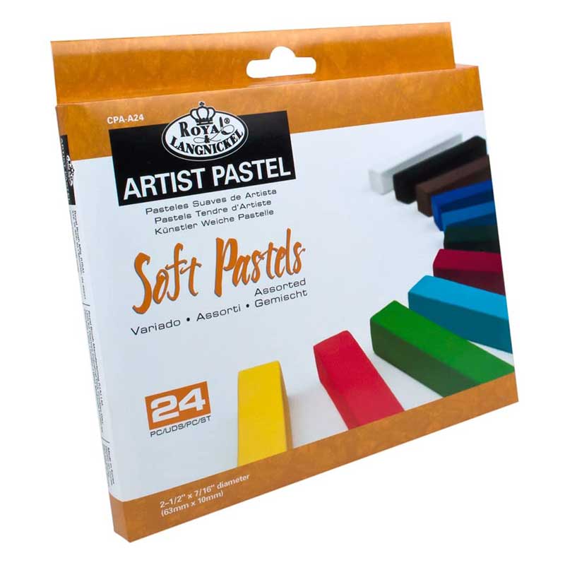 Set 24 pasteluri cretate Royal & Langnickel -culori asortate