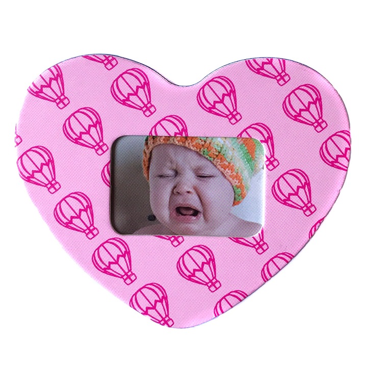 Magnet inima insertie foto - model baloane