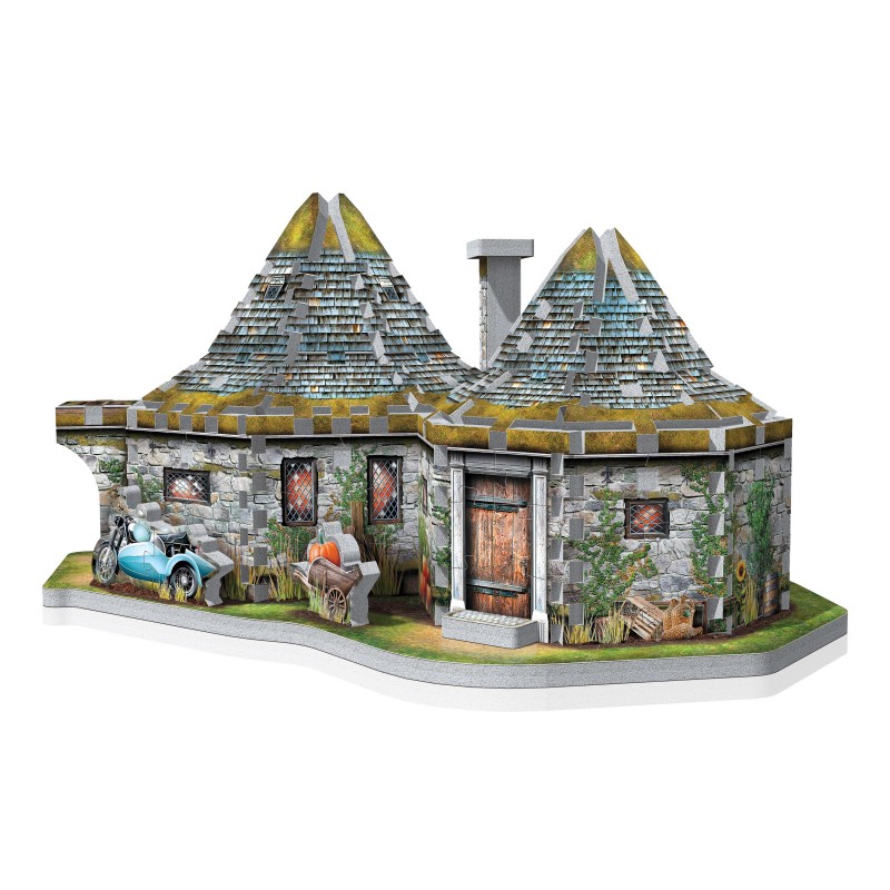 Puzzle 3D Harry Potter - Hagrid's Hut , 270 piese - Original, Multicolor