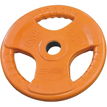 Disc olimpic Kondition, coating cauciuc, 15 kg, Portocaliu Disc olimpic Kondition, coating cauciuc, 15 kg, Portocaliu
