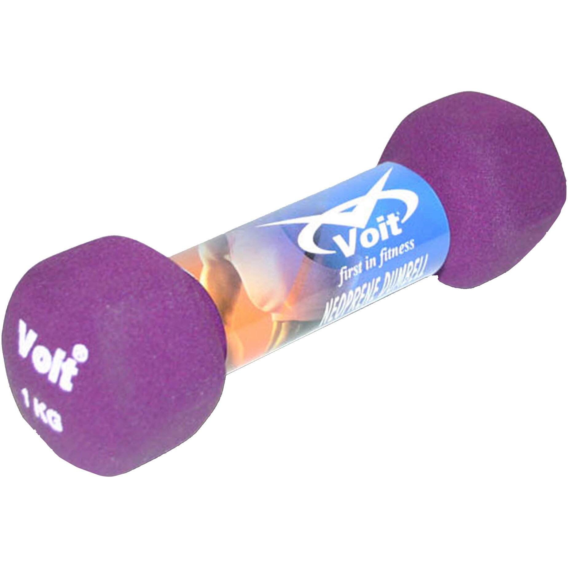 Gantera fitness Voit, coating neopren, 1 kg, Mov