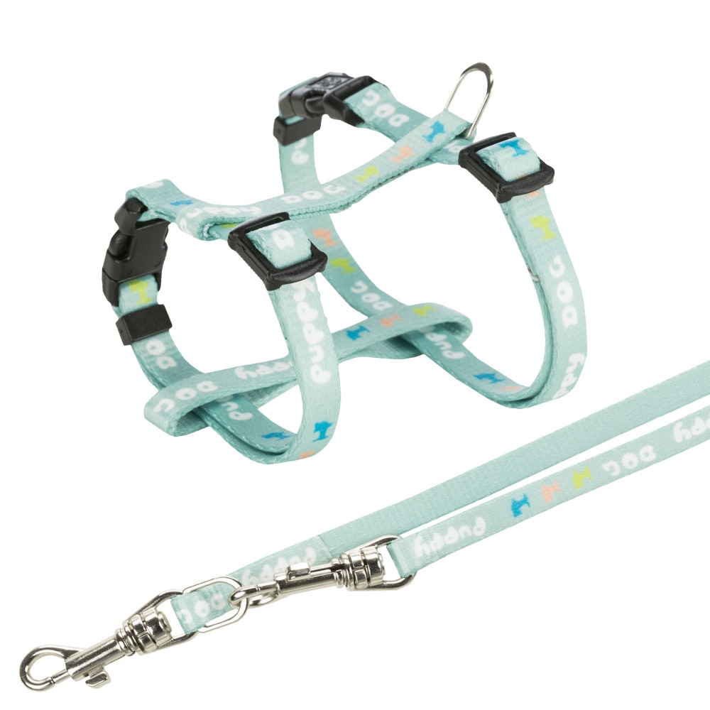 Set Trixie Ham Si Lesa Pentru Caini Juniori 23-34 cm/8 mm, 2.00 m Verde Menta 15345