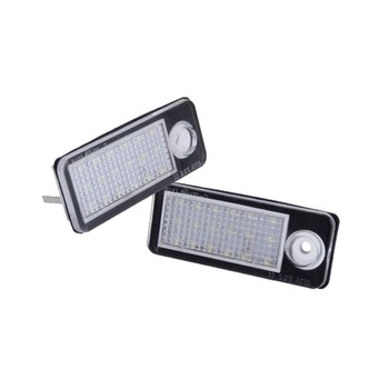 Set Lampa LED pentru Iluminare Numar Inmatriculare 7307, Audi A4 B5 1999-2001, 2 bucati Set Lampa LED pentru Iluminare Numar Inmatriculare 7307, Audi A4 B5 1999-2001, 2 bucati