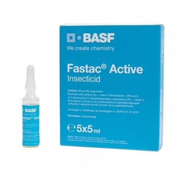 Insecticid Fastac Active 5 ml pentru combaterea adultilor si a larvelor Insecticid Fastac Active 5 ml pentru combaterea adultilor si a larvelor