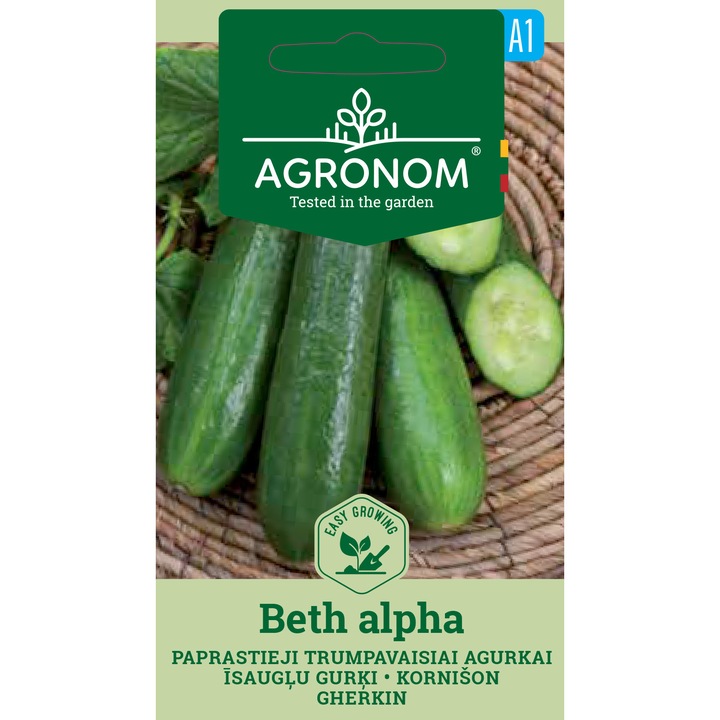 Castraveti Cornichon Beth Alpha, Agronom, Seminte, Soi Timpuriu, plic, 1 gram
