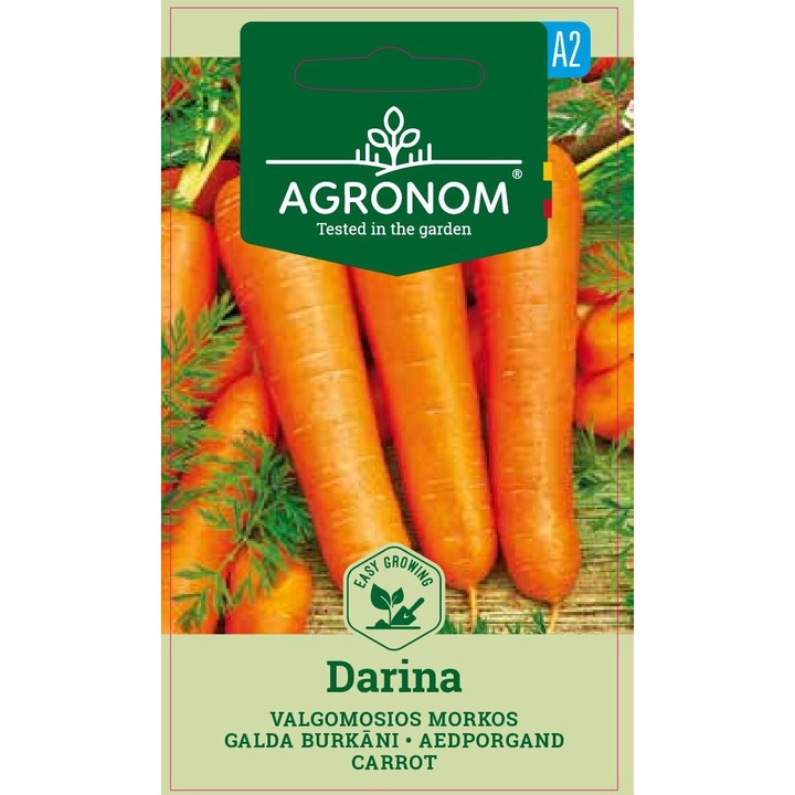 Morcovi Darina, Agronom, Seminte, Soi Tarziu, plic, 3 grame