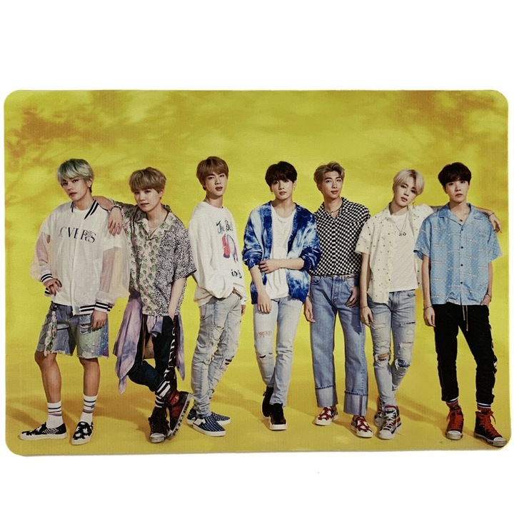 Egyedi BTS egérpad, poliészter