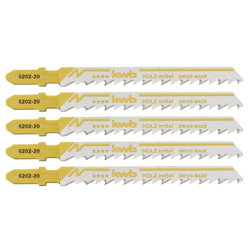 Set 5 bucati lame pendular 100/75 mm, HCS, taiere MEDIU, KWB Professional