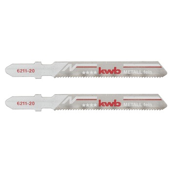 Set 2 bucati lame pendular 77/50 mm, pentru metal taiere FIN, Bimetal, KWB Professional Set 2 bucati lame pendular 77/50 mm, pentru metal taiere FIN, Bimetal, KWB Professional