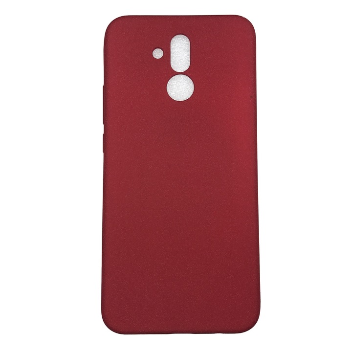 Husa compatibila cu Huawei Mate 20 Lite, Carcasa din silicon, textura Nisip, Maro
