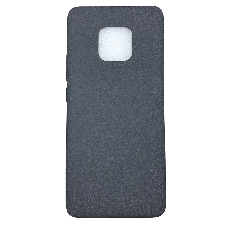 Husa compatibila cu Huawei Mate 20 Pro, Carcasa din silicon, textura Nisip, Gri