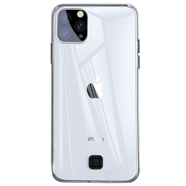 Husa Baseus Key, pentru Iphone 11 Pro Max, 6.5 Inch, Negru Transparenta