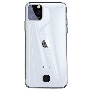 Husa Baseus Key, iPhone 11 Pro Max, 6.5 Inch, Negru Transparenta Husa Baseus Key, iPhone 11 Pro Max, 6.5 Inch, Negru Transparenta