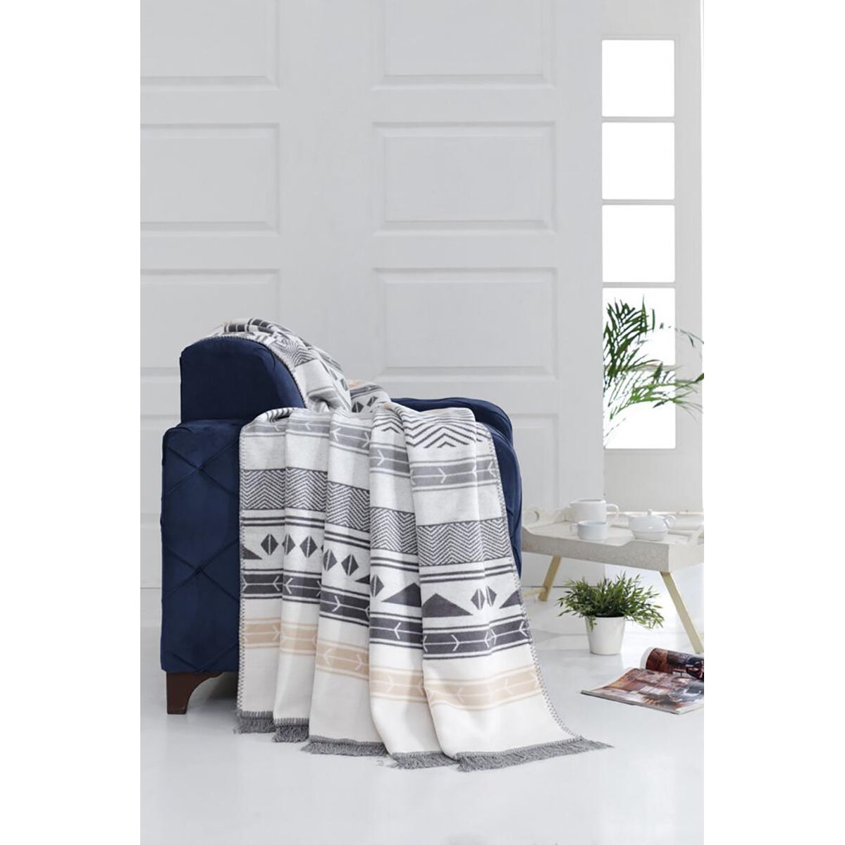 Patura bumbac, 180x220 cm, Bohemian