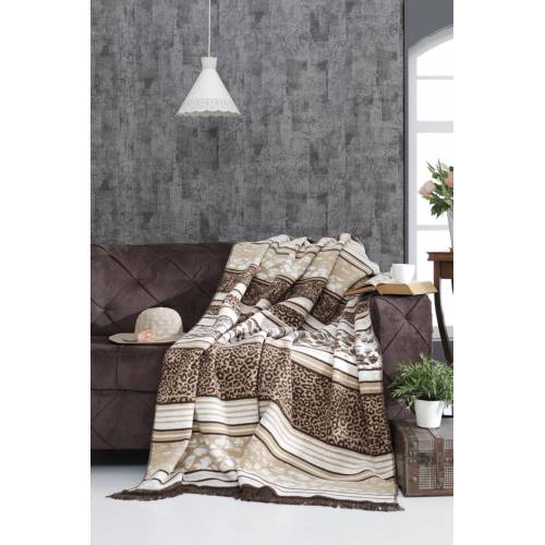Patura bumbac,bej, 180x220, Pardus