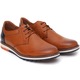 Pantofi barbati Clint cu interior moale din piele naturala 42, Maro