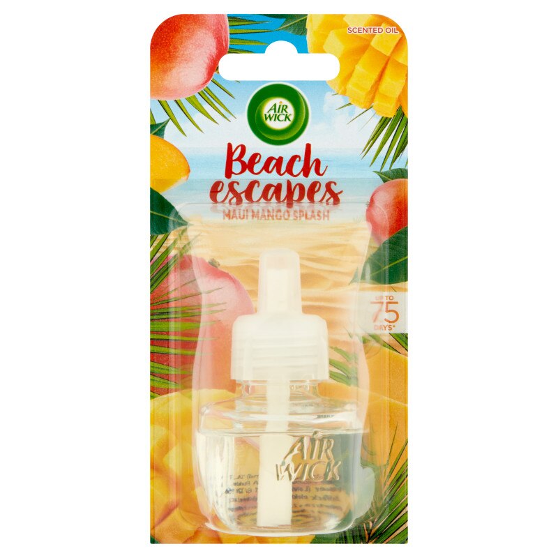 Rezerva odorizant electric Air Wick Beach Escapes Maui Mango Splash, 19 ml