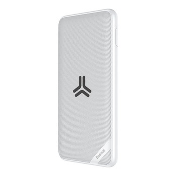 Baterie Externa Wireless Baseus S10, Bracket 10W, 10000mAh, 18W, White Baterie Externa Wireless Baseus S10, Bracket 10W, 10000mAh, 18W, White
