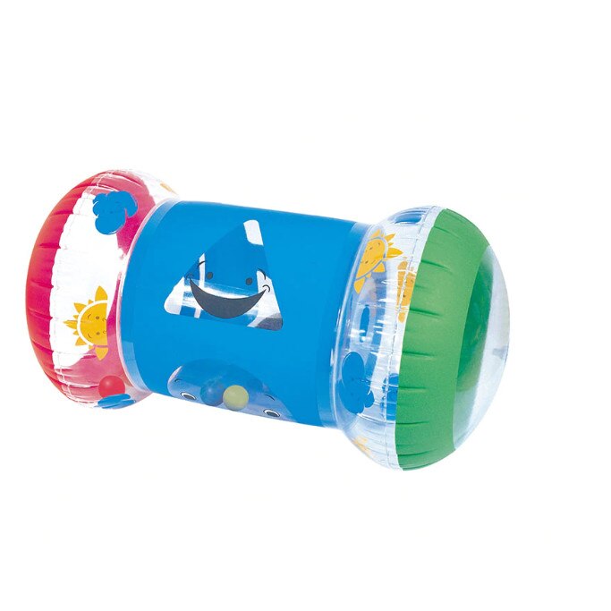Tub gonflabil cu dungi pentru copii si bebelusi, 64cmx33cmx33cm, Bestway, multicolor