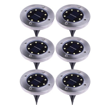 Set 6x Lampa Cu Incarcare Solara Rapida SI Timp Mare De Utilizare, Tip Spot Cu 8 Leduri, GAIA, Pentru Gradina, WaterProof ,IP65 , Carcasa Din Metal Rezistent Set 6x Lampa Cu Incarcare Solara Rapida SI Timp Mare De Utilizare, Tip Spot Cu 8 Leduri, GAIA, Pentru Gradina, WaterProof ,IP65 , Carcasa Din Metal Rezistent
