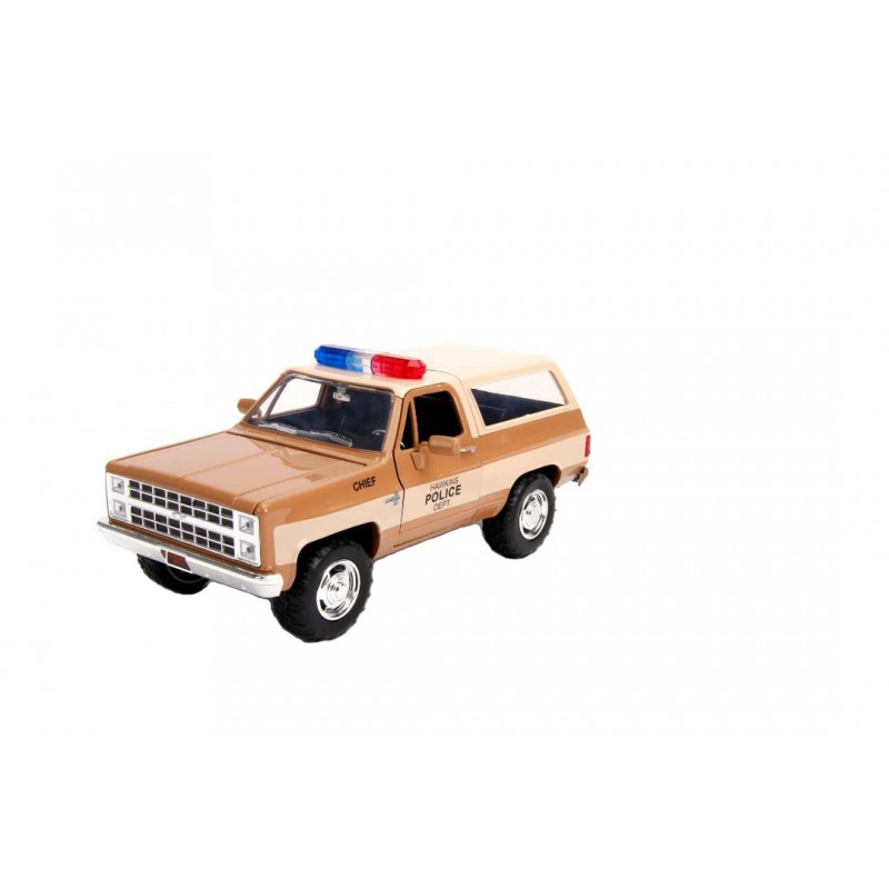 Macheta auto Stranger Things Chevy K5 Blazer 1980 , 1/24 , Metalica, Multicolor