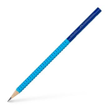 Creion Grafit GRIP 2001 Two Tone Faber-Castell, Albastru, Tarie Mina B Creion Grafit GRIP 2001 Two Tone Faber-Castell, Albastru, Tarie Mina B