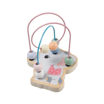 Jucarie din lemn pentru motricitate, Joueco, Elefant Jucarie din lemn pentru motricitate, Joueco, Elefant