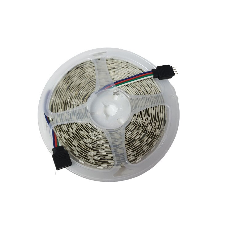 Banda LED 5050 RGB 12V, 60 LED-uri pe m, IP20