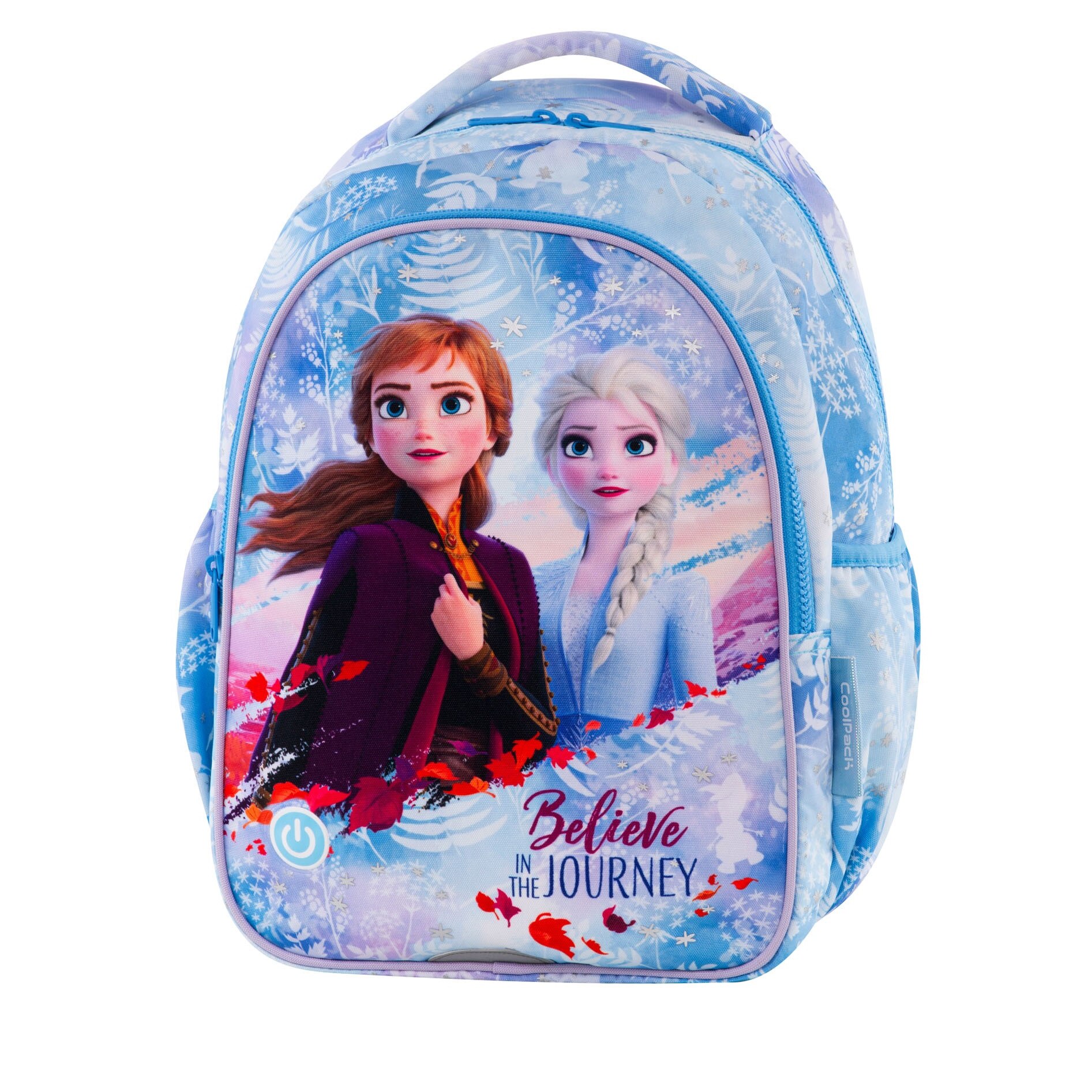 Ghiozdan scoala Cool Pack Joy S Frozen Light LED, Multicolor, 28x39x17