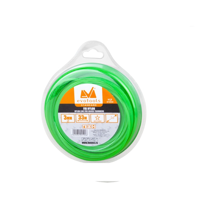 EvoTools Star Nylon huzal, hossza 76 m, vastagsága 2 mm
