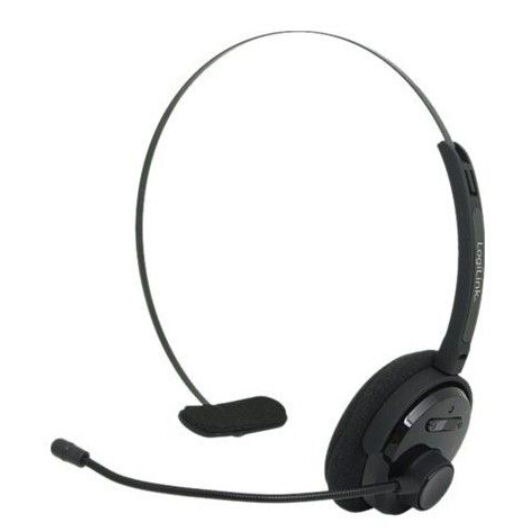 Cuffia Bluetooth Mono LogiLink BT0027 | Con Microfono A Cerchietto, Batteria 240 MAh, Autonomia 8 Ore, Leggera, Per Chiamate