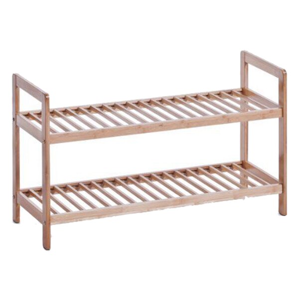 Raft pantofi Zeller, bambus, 70x26x40 cm