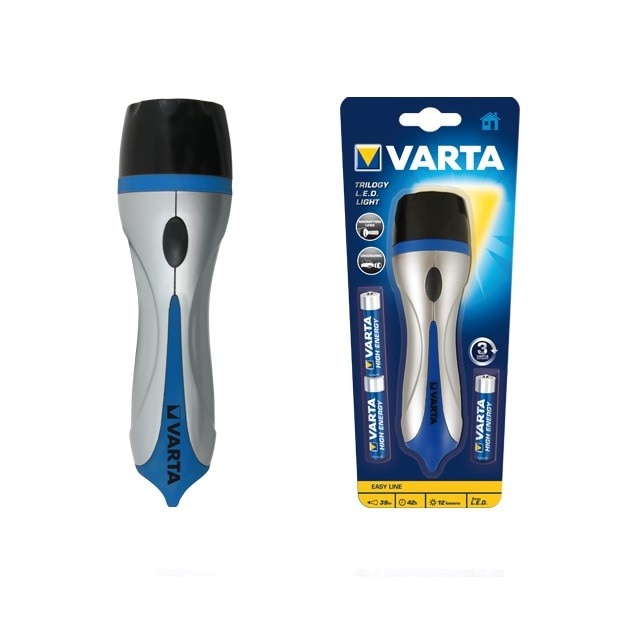 Lanterna Varta 16615 Trilogy LED Light albastru incl 3xAAA