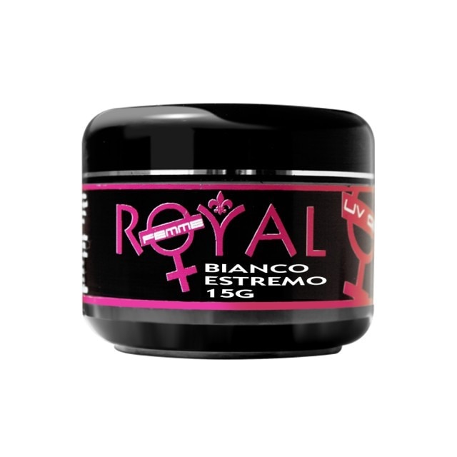 Geluri UV French Bianco Estremo, Gel French, Geluri Royal Femme, Gel UV French, 15 Gr.