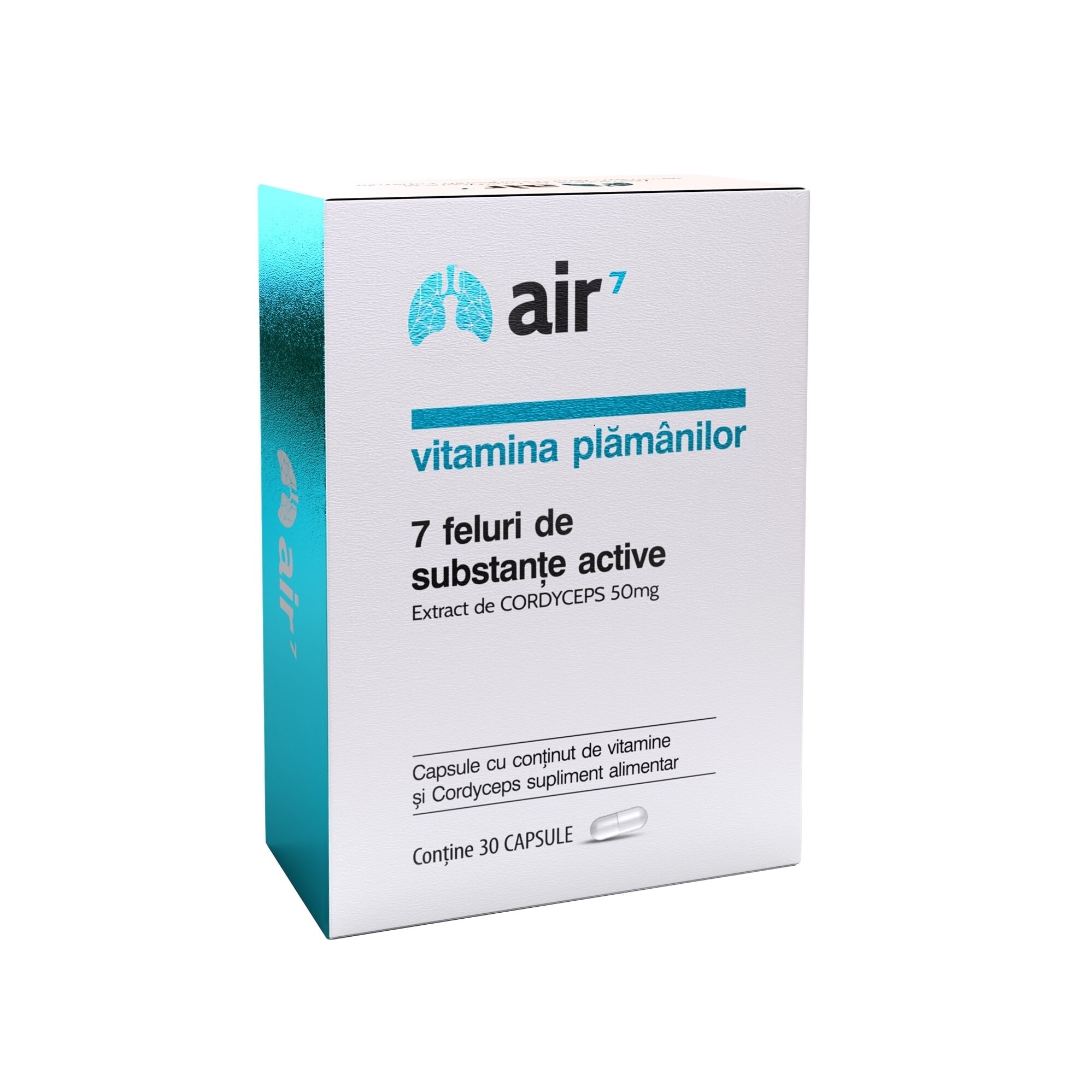 Air7 Vitamina plamanilor. Sapte feluri de substante active. Supliment alimentar