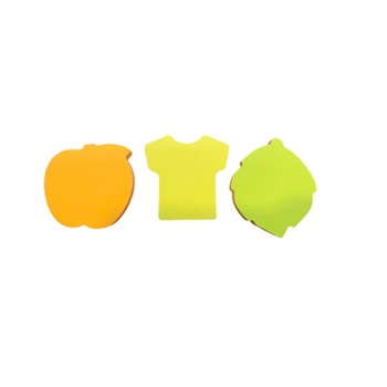 Set de 3 notite adezive Vision, culori si forme diferite, 3x3 inch, 3x100 buc Set de 3 notite adezive Vision, culori si forme diferite, 3x3 inch, 3x100 buc